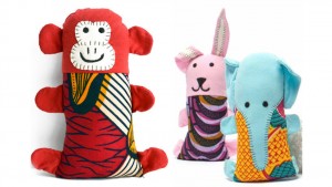 Colorful, plush animal toys for kids from Dsenyo